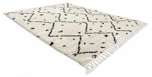 Kusový koberec Shaggy Tetuan krémový 180x270cm