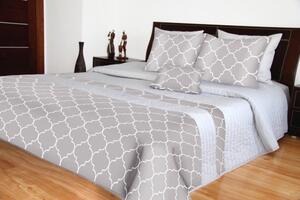 Prikrývka na posteľ sivej farby Šírka: 170 cm | Dĺžka: 230 cm
