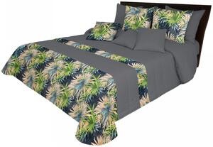Luxusný obojstranný prehoz na posteľ s listovým motívom Šírka: 220 cm | Dĺžka: 240 cm