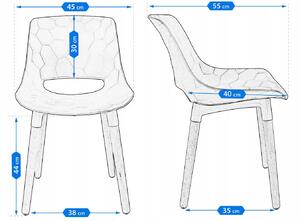 Dekorstudio Plastová jedálenská stolička DAVIS - béžová