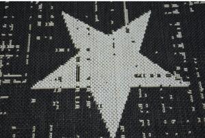 Kusový koberec Stars čierny 140x200cm