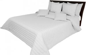 Prešívaný jednofarebný prehoz na posteľ svetlo sivej farby Šírka: 260 cm | Dĺžka: 240 cm