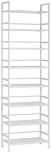 REGÁL NA TOPÁNKY, biela, 59/196/30 cm PBJ - Online Only drobný nábytok, Online Only