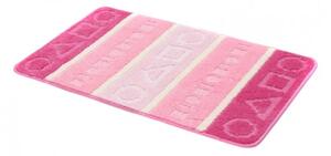 Sada kúpeľňových koberčekov MULTI C5015 ružový FIGURY