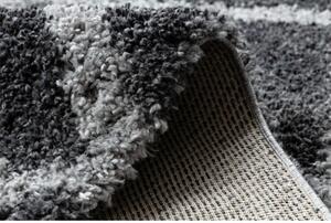 Kusový koberec Shaggy Nelis šedý 200x290cm
