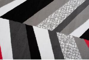 Kusový koberec PP Rico sivočervený 200x200cm