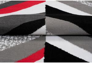 Kusový koberec PP Rico sivočervený 200x200cm