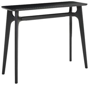 KONZOLOVÝ STOLÍK, dub, čierna, 100/80/35 cm MID.YOU - Stolíky do obývačky, Online Only