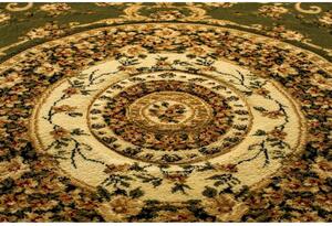 Kusový koberec klasický vzor 3 zelený ovál 200x300cm