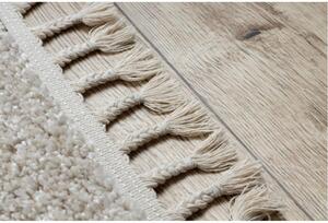 Kusový koberec Shaggy Beni krémový 80x150cm