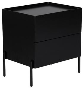 NOČNÝ STOLÍK, čierna, 50/55/40 cm Livetastic - Online Only spálne, Online Only
