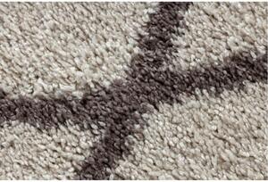 Kusový koberec Shaggy Beni krémový 60x200cm