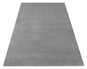 Sivý jednofarebný koberec do obývačky Šírka: 160 cm | Dĺžka: 220 cm