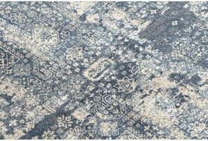 Vlnený kusový koberec Faris modrý 120x170cm