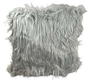 Dekoračná obliečka 40x40cm Long Hair sivá TiaHome