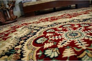 Luxusný kusový koberec akryl King bordo 100x150 100x150cm