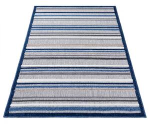 Kusový koberec Pruhy šedomodrý 80x150cm