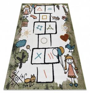 Detský kusový koberec Skákací panák zelený 160x220cm