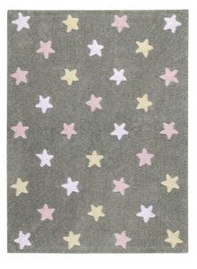 LORENA CANALS Stars Grey Pink - koberec