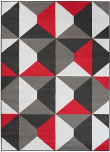 Kusový koberec PP Fino červený 300x400cm