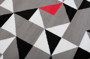 Kusový koberec PP Lester sivočervený 300x400cm