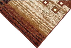 Kusový koberec PP Kocky hnedý 120X170 120x170cm