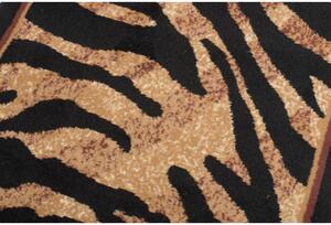 Kusový koberec PP Trio čiernobežový atyp 100x150cm