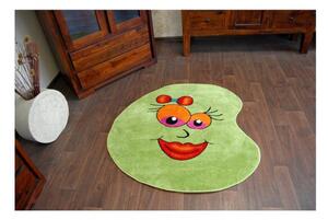 Detský kusový koberec Fazuľa zelený 120cm