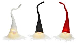 LED závesný trpaslík GNOME 26 cm - viac farieb Farba: Čierna