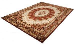 Kusový koberec klasický vzor hnedý . 250x350cm