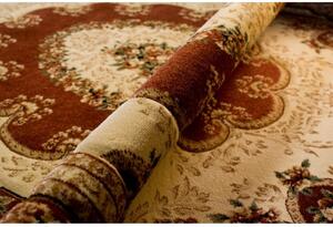 Kusový koberec klasický vzor hnedý . 200x300cm