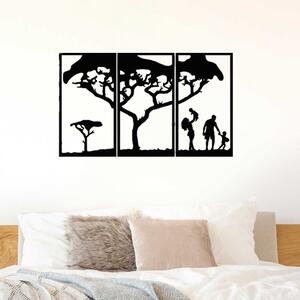 Drevený strom života na stenu - Rodina