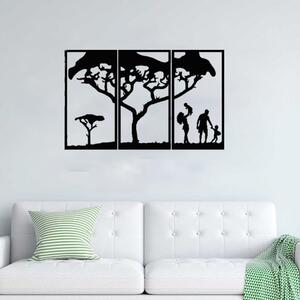 Drevený strom života na stenu - Rodina