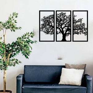 Drevený strom života na stenu - Tree 3 ks