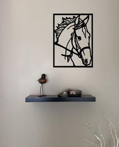 Drevené obraz na stenu - Kôň v ráme