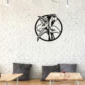 Drevené obraz na stenu - Kvet kruh