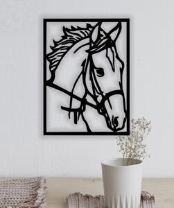 Drevené obraz na stenu - Kôň v ráme