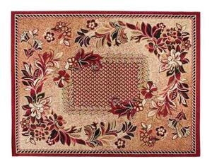 *Kusový koberec PP Kvety červený 70x130cm