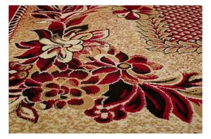 *Kusový koberec PP Kvety červený 140x200cm