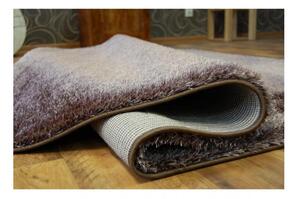 Luxusný kusový koberec Shaggy Verona hnedý 2 80x150cm