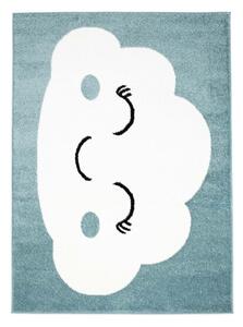 Krásny detský koberec s motívom bieleho mráčika Šírka: 120 cm | Dĺžka: 160 cm
