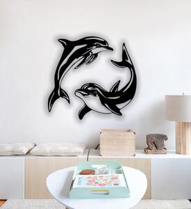 Drevené obraz na stenu - Delfíny