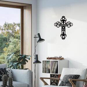 Drevená dekorácia na stenu - Krížik