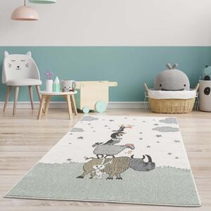 Detský rozprávkový koberec s motívom zvieratiek Šírka: 80 cm | Dĺžka: 150 cm