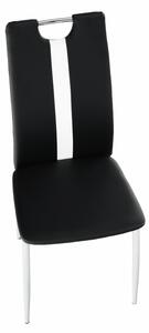 Jedálenská stolička Scotby (čierna + biela). Vlastná spoľahlivá doprava až k Vám domov. 808059