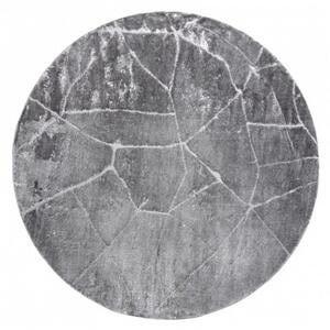 Kusový koberec Mramor šedý 2 kruh 100cm