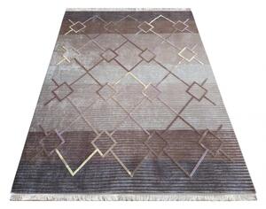 Moderný škandinávsky koberec hnedej farby Šírka: 80 cm | Dĺžka: 150 cm