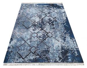 Moderný koberec v škandinávskom štýle modrej farby Šírka: 80 cm | Dĺžka: 150 cm