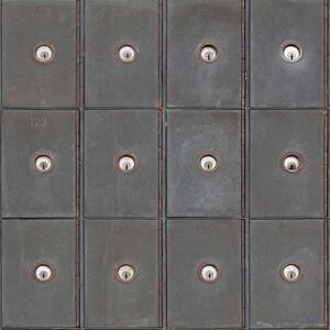 MINDTHEGAP Industrial Metal Cabinets, šedá/farebná skupina šedá