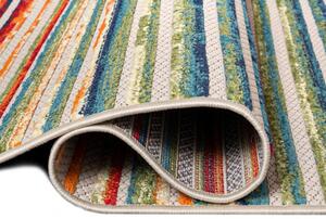 Kusový koberec Prúžky viacfarebný 140x200cm